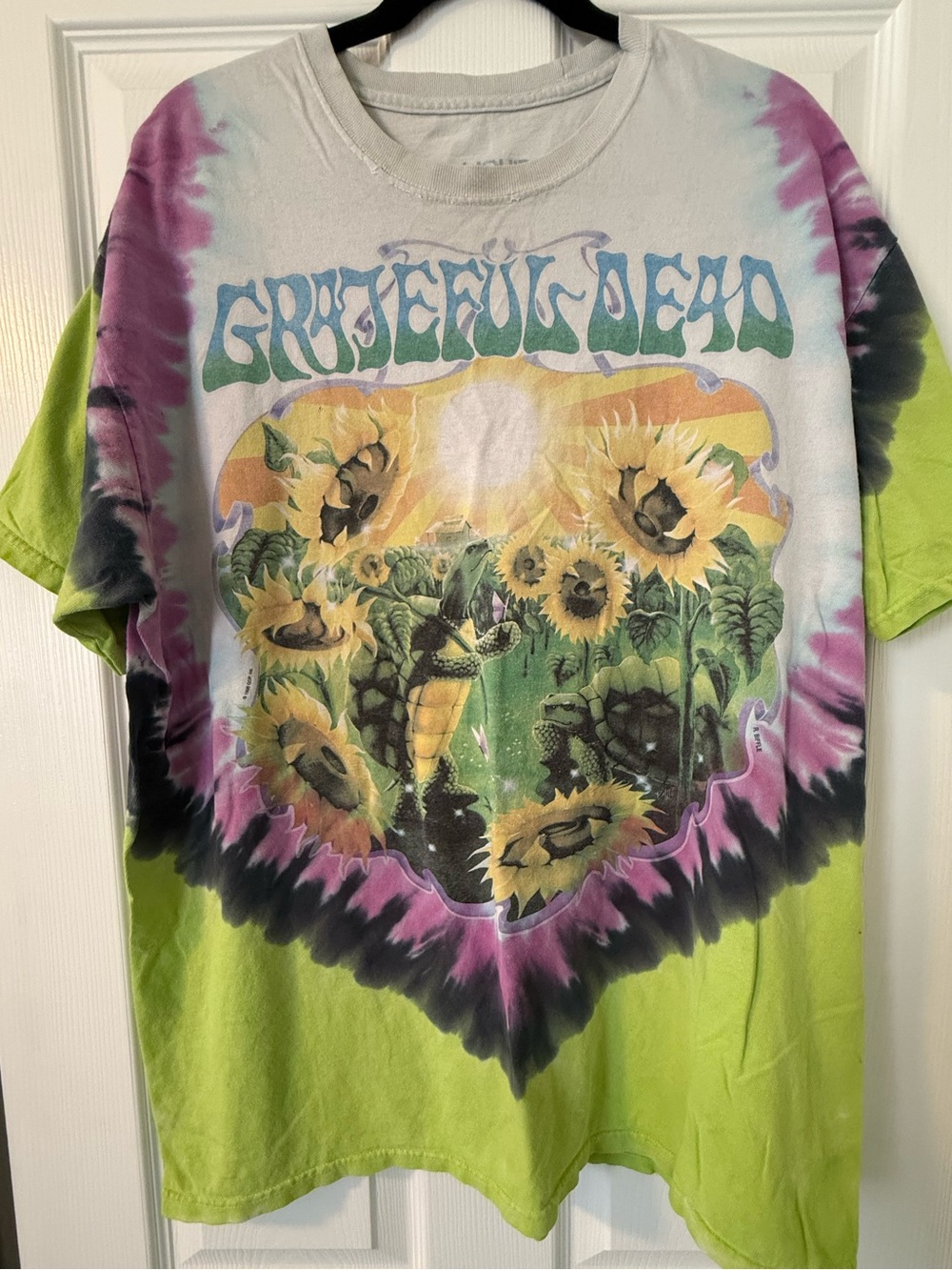 Liquid Blue Grateful Dead Tie-Dye Sunflower Graphic Tee Men’s 2XL